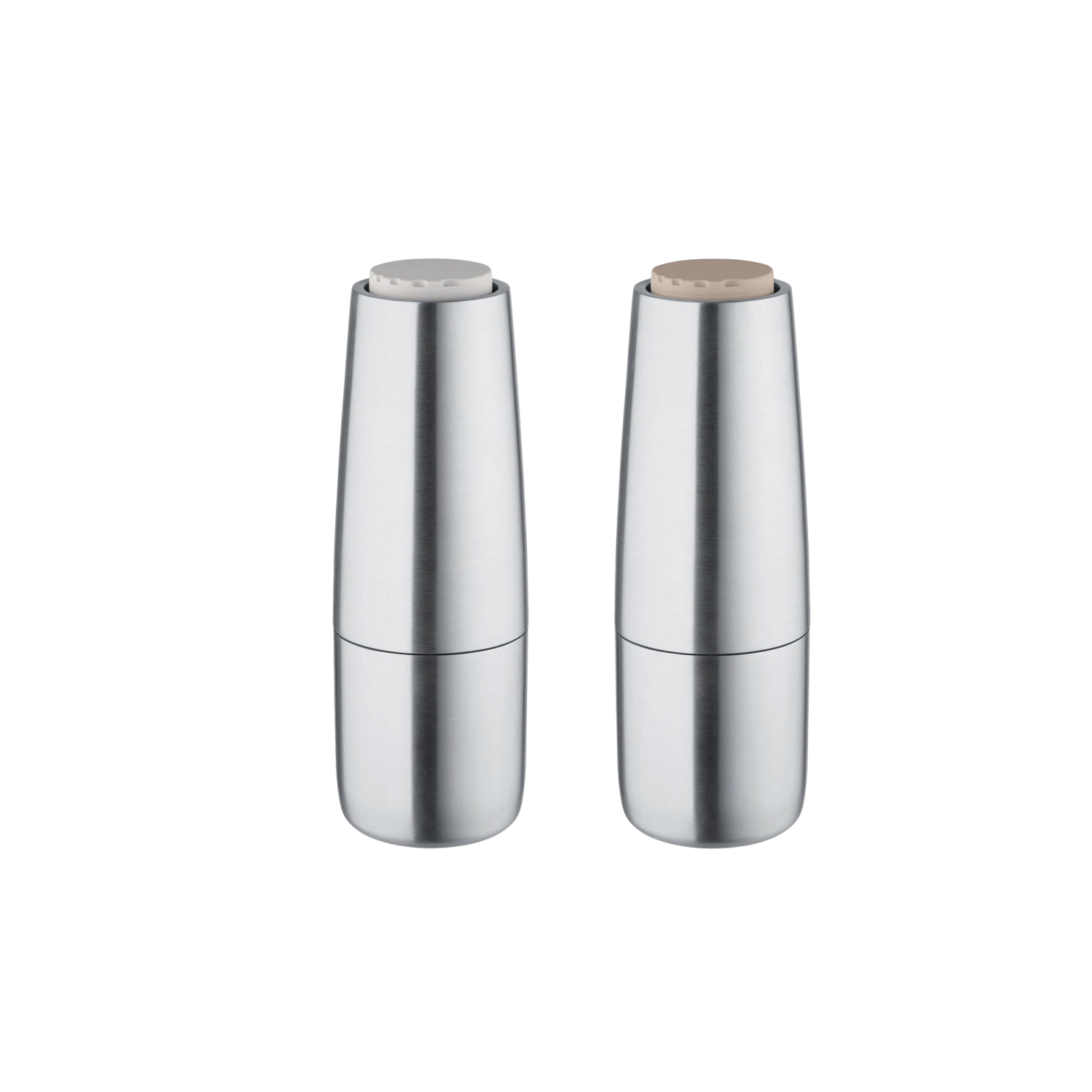 Salpi Stainless Steel Salt and Pepper Mills - Gessato Design Store