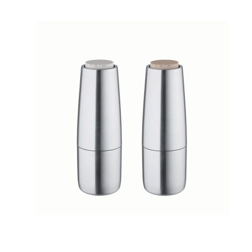 Salpi Stainless Steel Salt and Pepper Mills - Gessato Design Store