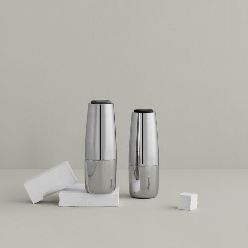 Salpi Stainless Steel Salt and Pepper Mills - Gessato Design Store