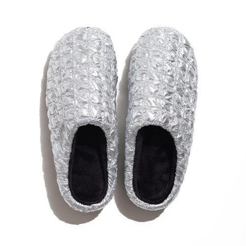 Fall+Winter - SUBU Bumpy Silver Slippers - Gessato Design Store