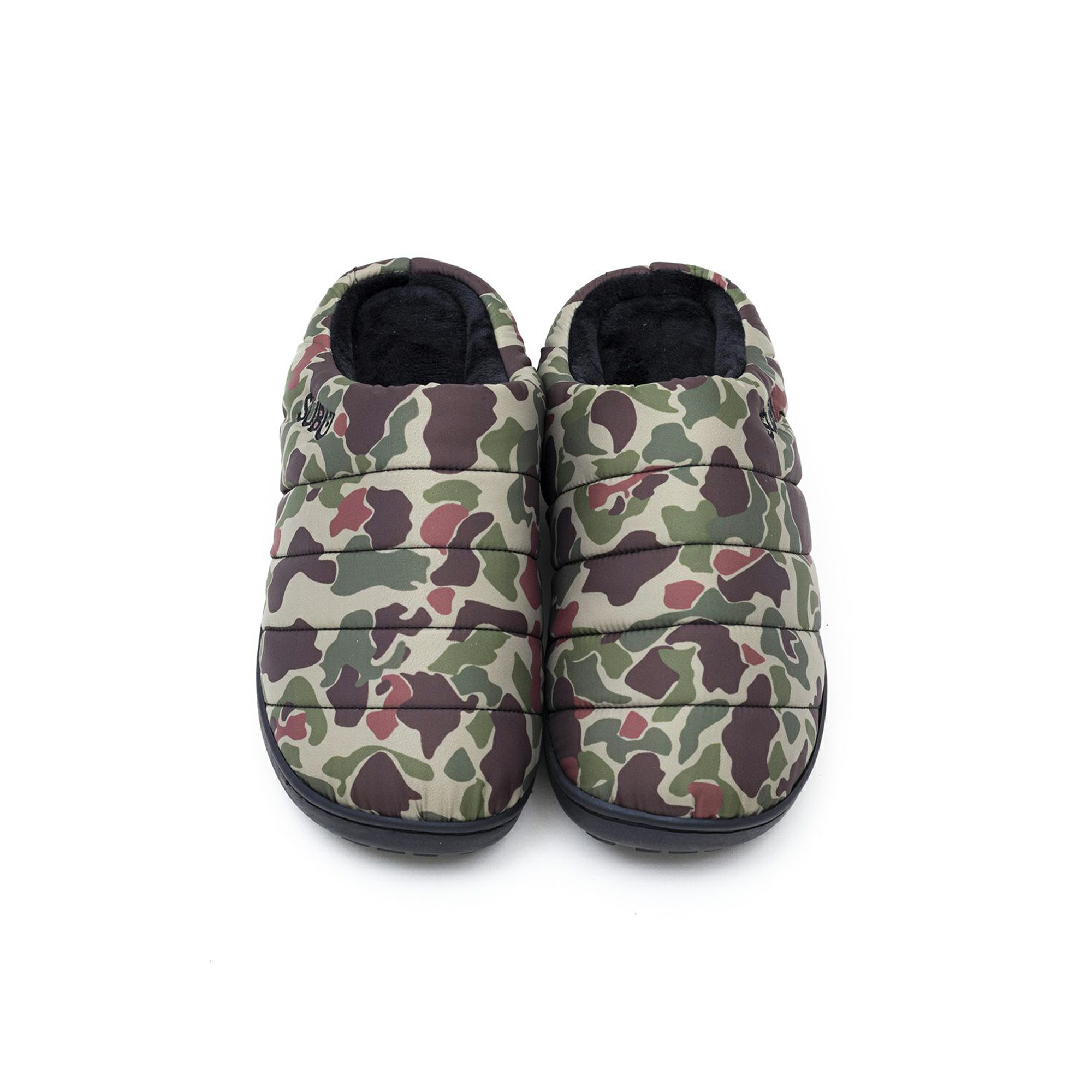 Subu Quilted Slippers: Unisex Stylish Camouflage Slip-Ons SUBU Green Quilted Camo Slippers Size : 24.5 Cm Price 1350  main image 2