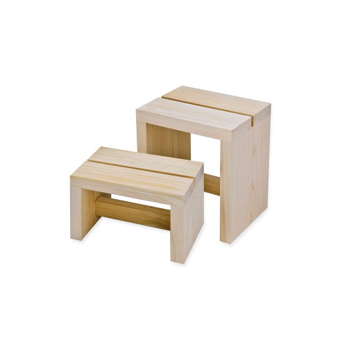 Tosaryu Hinoki Sauna Stool - Gessato Design Store