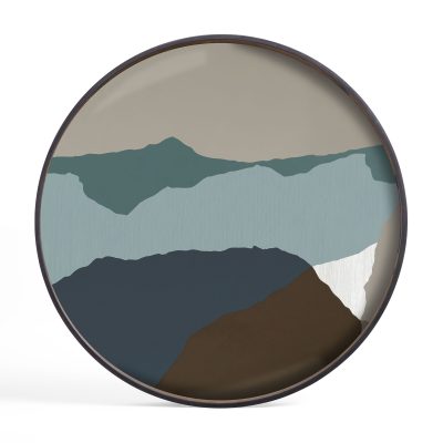 Wabi Sabi Glass Tray, Round - Gessato Design Store