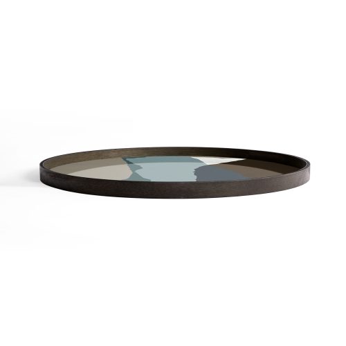 Wabi Sabi Glass Tray, Round - Gessato Design Store