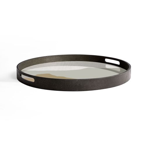 Wabi Sabi Glass Tray, Round - Gessato Design Store