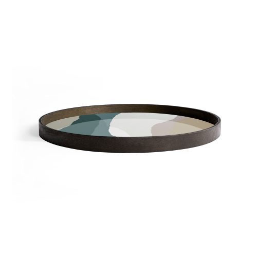 Wabi Sabi Glass Tray, Round - Gessato Design Store