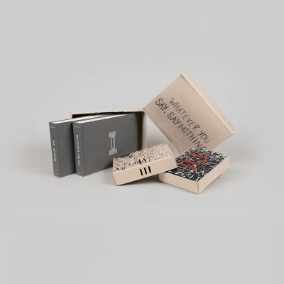 Whatever You Say, Say Nothing - Gilles Peress - Gessato Design Store