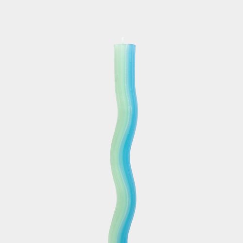 Wiggle Candles - Mint, Set of 2 - Gessato Design Store