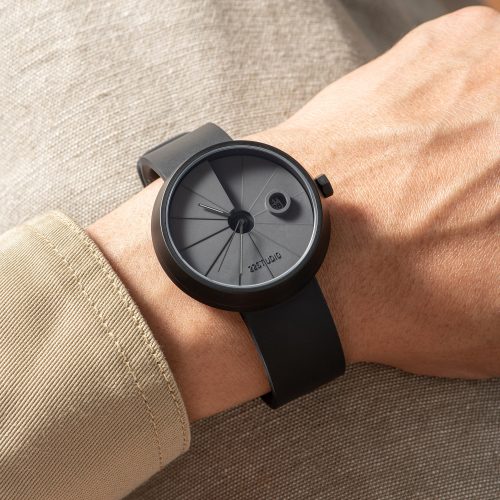 4th Dimension Concrete Wrist Watch, Shadow Edition - Gessato Design Store