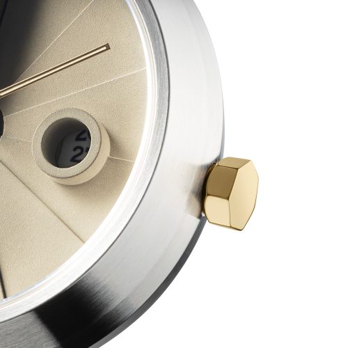 4th Dimension Concrete Wrist Watch, Beige Edition - Gessato Design Store