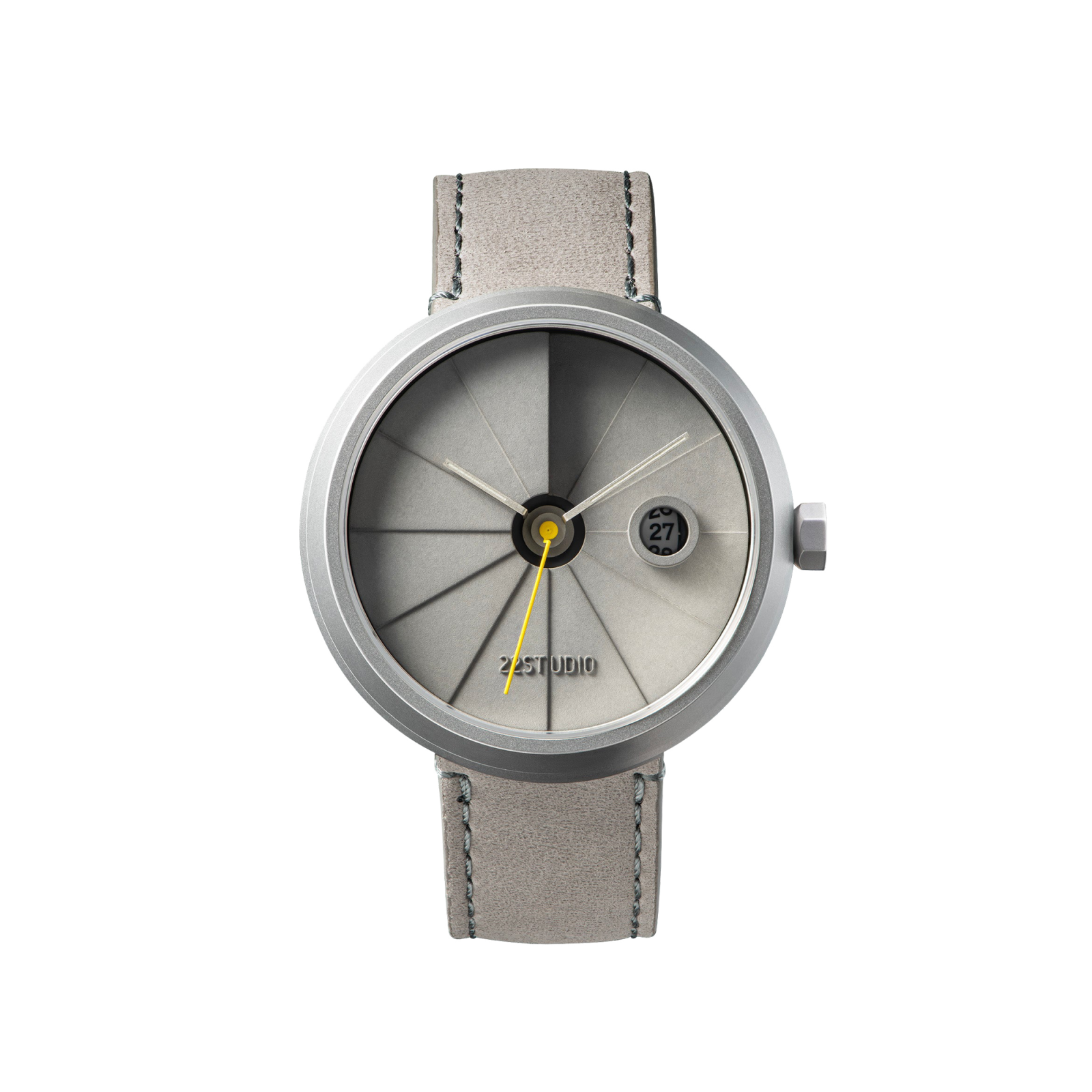 4th Dimension Concrete Wrist Watch, Grey Edition - Gessato Design Store