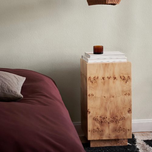 Burl Side Table - Gessato Design Store