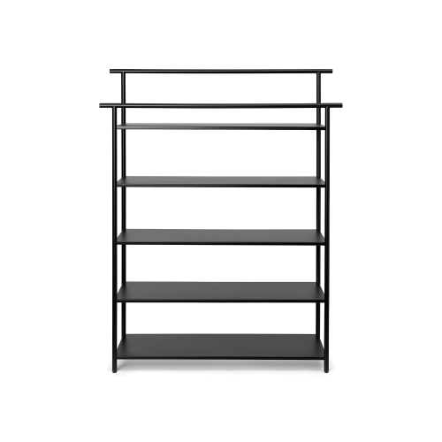 Dora Black Metal Shoe Rack - Gessato Design Store