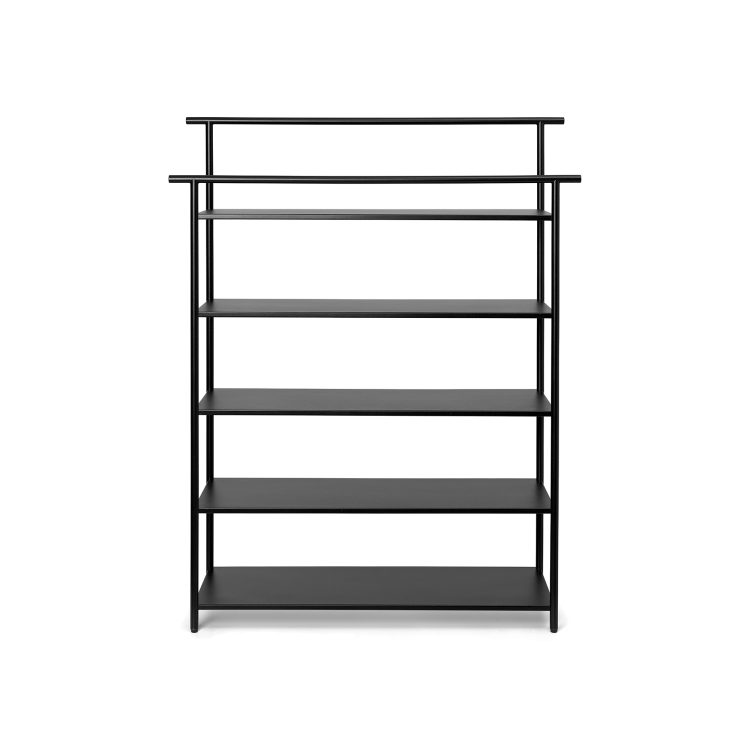 Dora Black Metal Shoe Rack