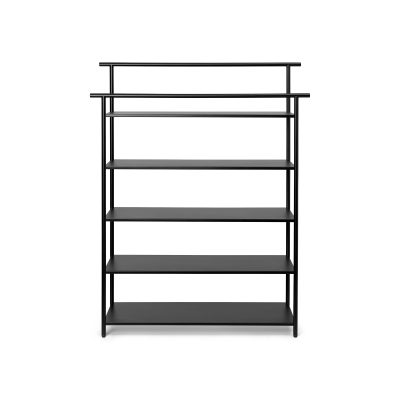 Dora Black Metal Shoe Rack - Gessato Design Store