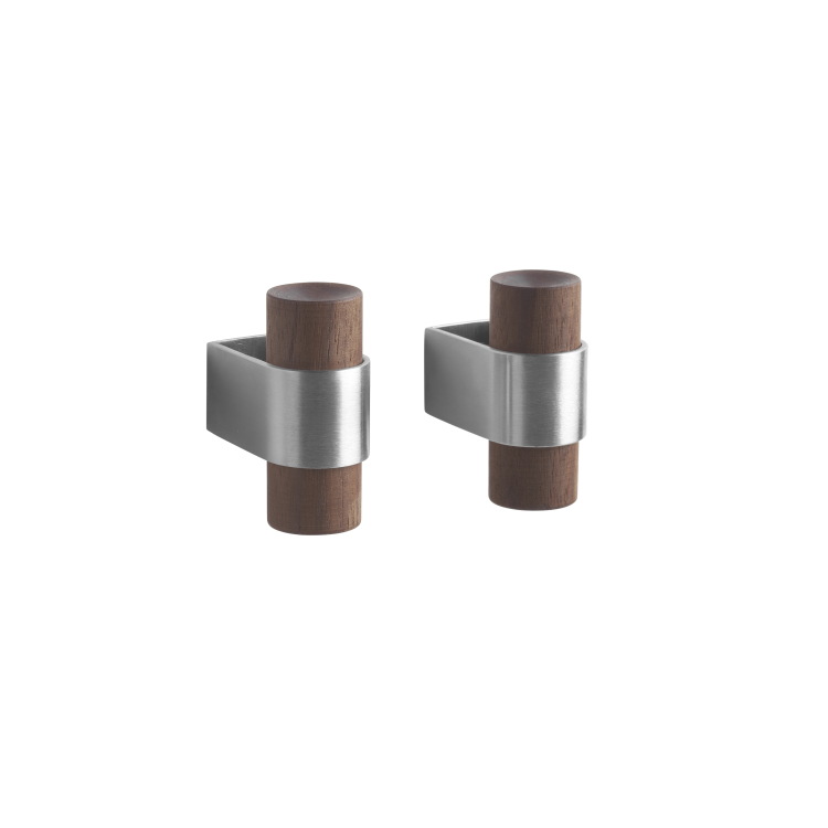 Dowel Walnut Hooks – Set o 2