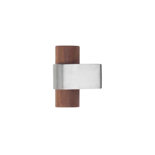 Dowel Walnut Hooks - Set o 2 - Gessato Design Store