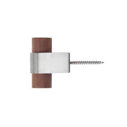 Dowel Walnut Hooks - Set o 2 - Gessato Design Store