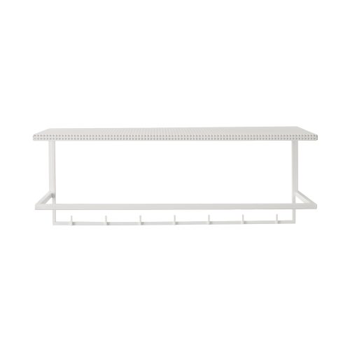 Grid, Wall Mounted Coat Rack With Shelf - Gessato Design Store