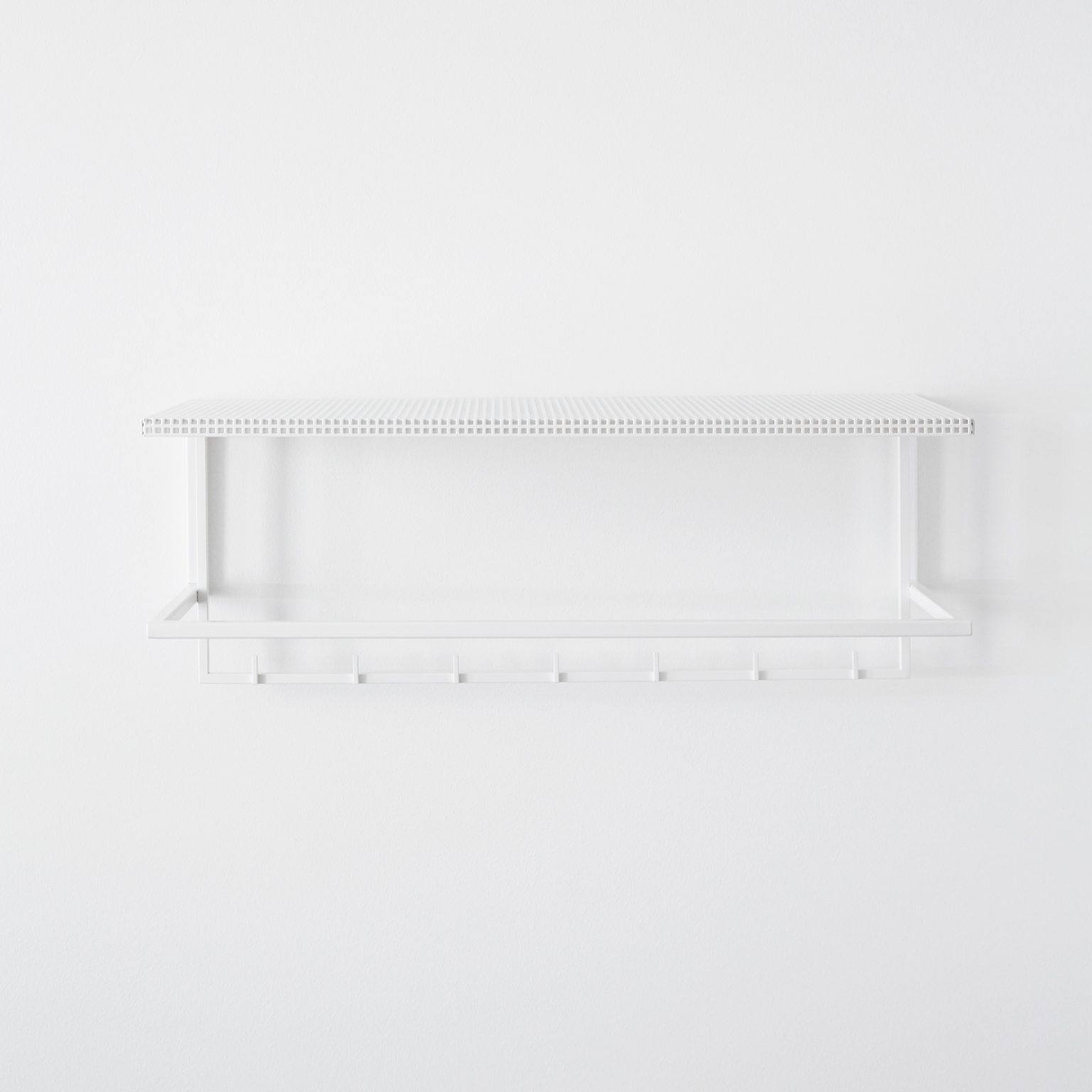 Kristina Dam Studio - Grid, Wall Mounted Coat Rack With Shelf | Gessato ...