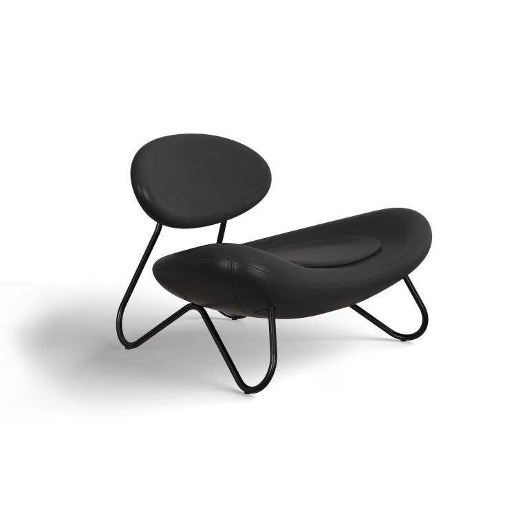Meadow Lounge Chair – Black Leather