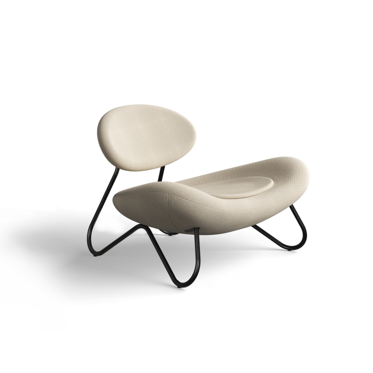 Meadow Lounge Chair – Off White/Grey