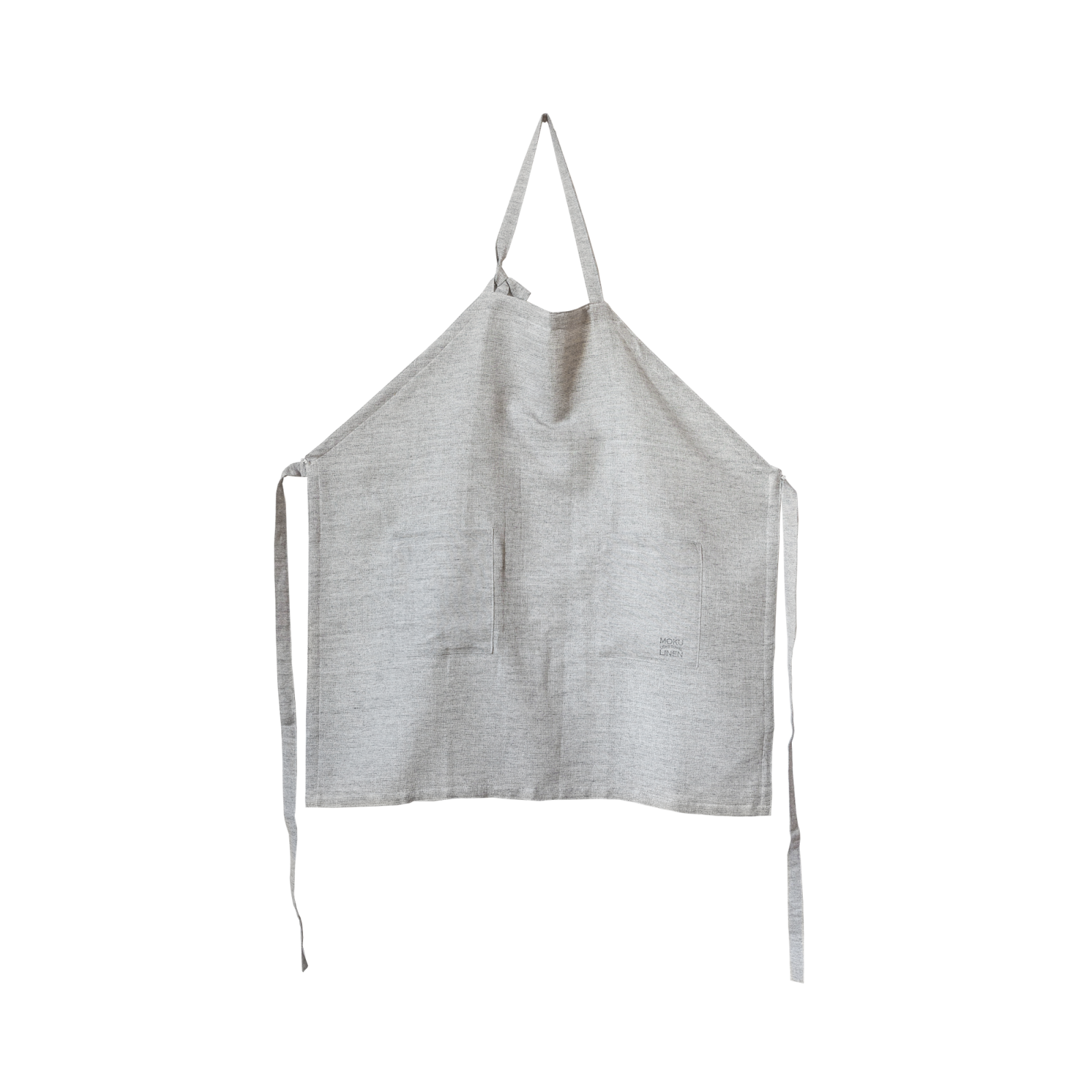 Moku Linen Apron, Charcoal - Gessato Design Store