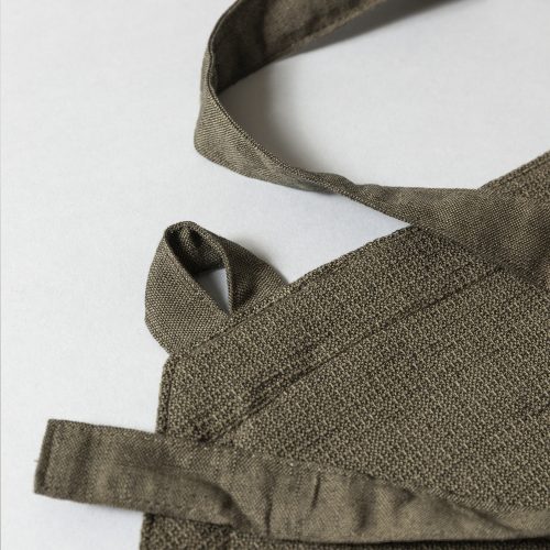 Moku Linen Apron, Olive - Gessato Design Store