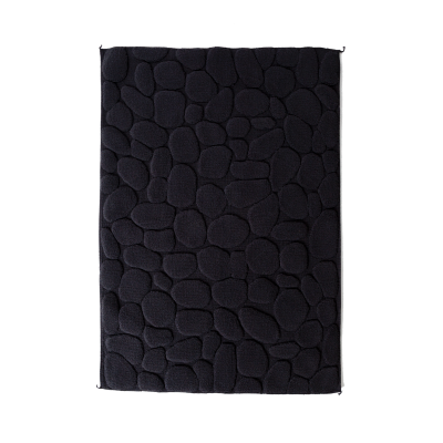 Ishikoro Pebble Bath Mat, Black - Gessato Design Store