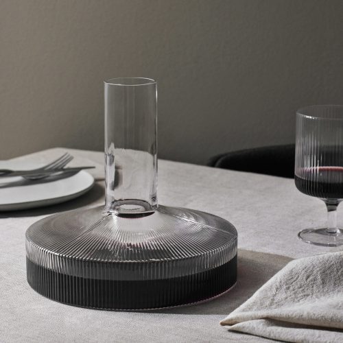 Ripple Wine Carafe - Gessato Design Store