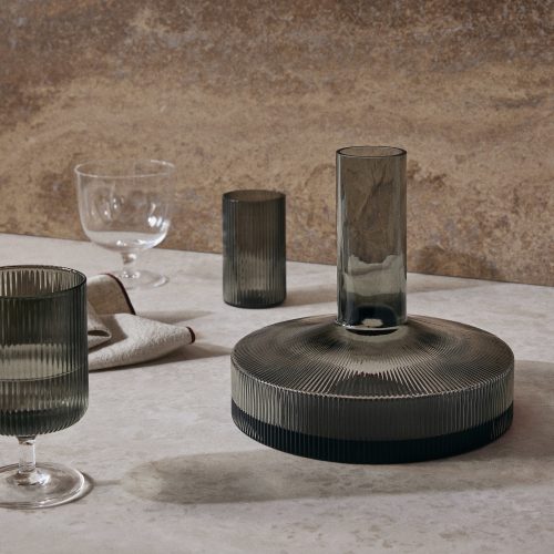 Ripple Wine Carafe - Gessato Design Store