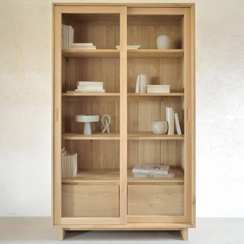 Wave Oak Cupboard - Gessato Design Store