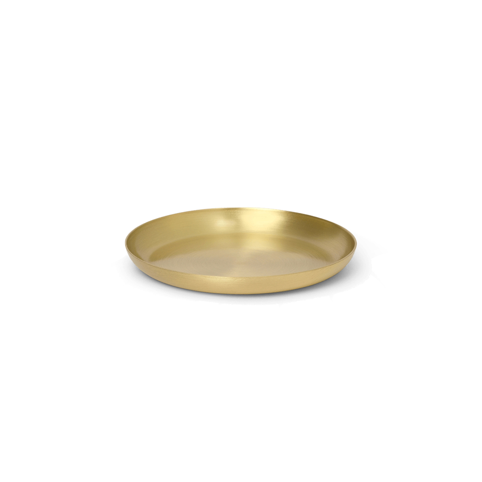 Basho Round Brass Tray - Gessato Design Store