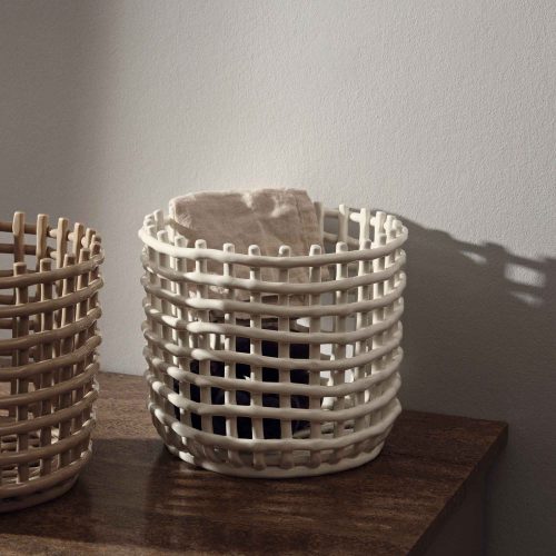 Ceramic Basket - Gessato Design Store