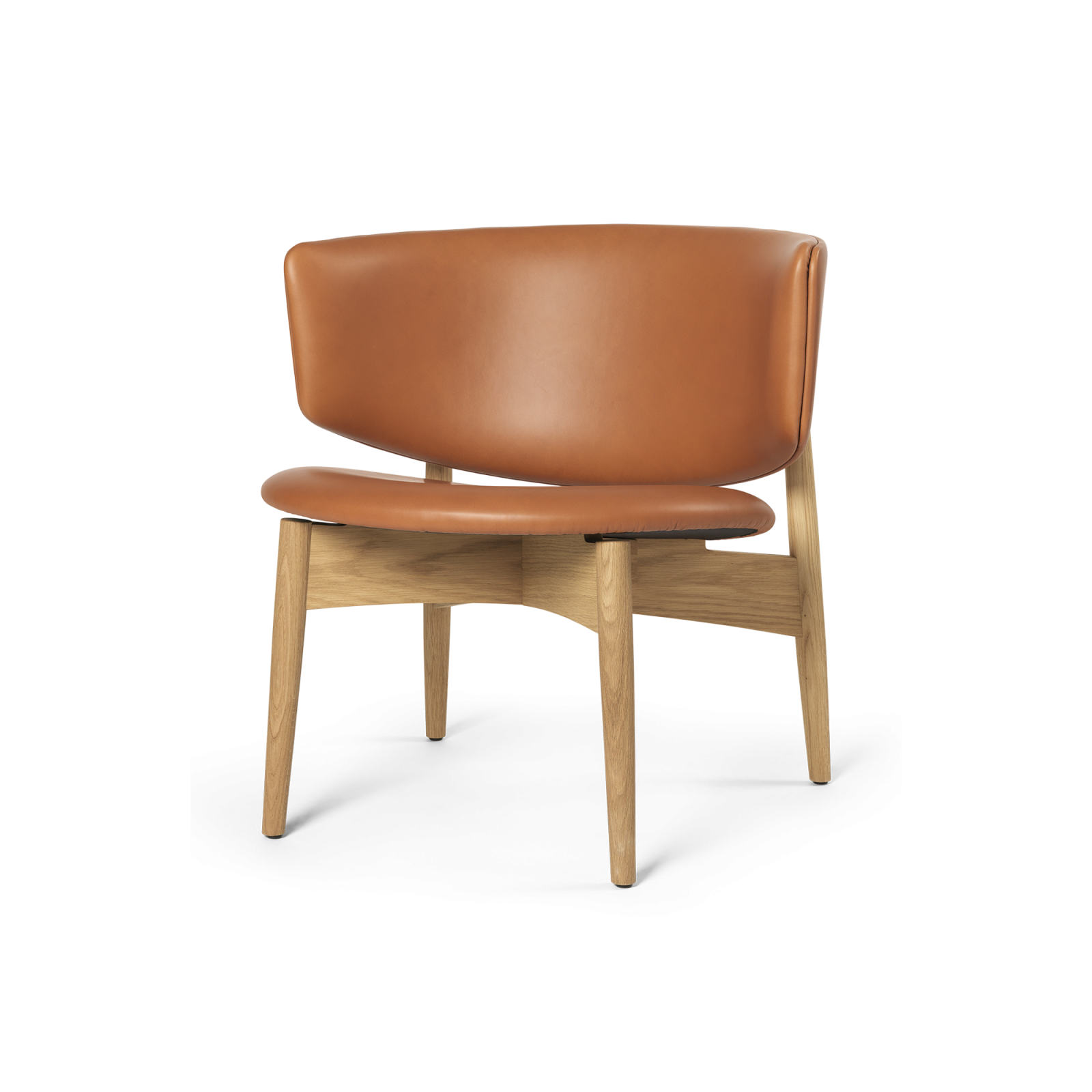 Herman Lounge Chair, Oak/Leather - Gessato Design Store