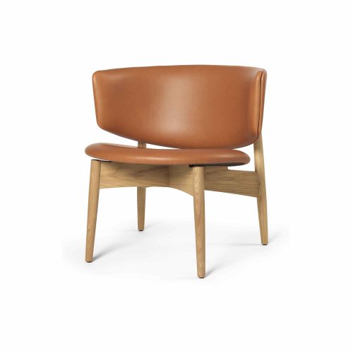 Herman Lounge Chair, Oak/Leather - Gessato Design Store