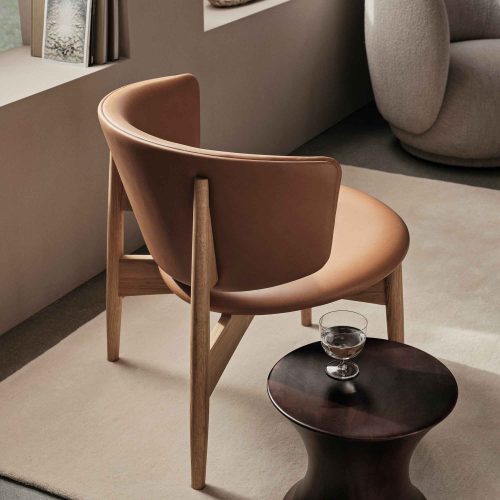 Herman Lounge Chair, Oak/Leather - Gessato Design Store