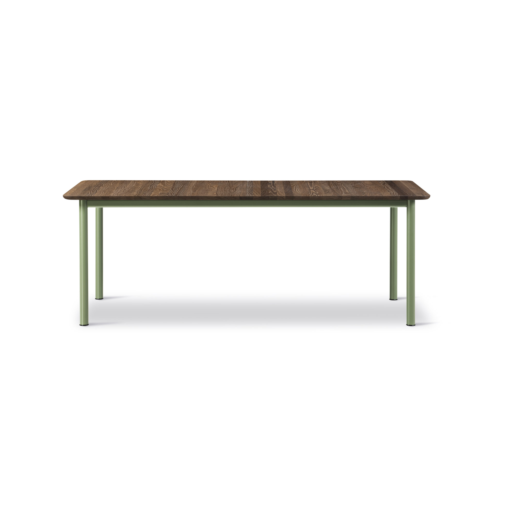  Oak smoked oiled,  Modernist green