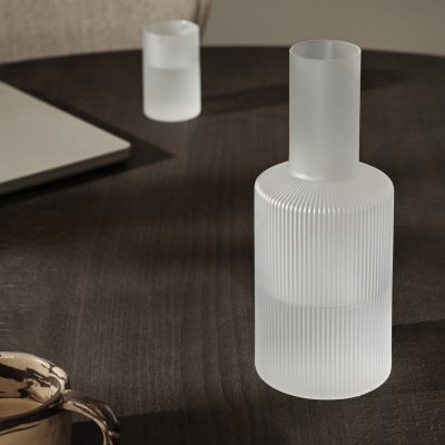 Ripple Frosted Carafe - Gessato Design Store