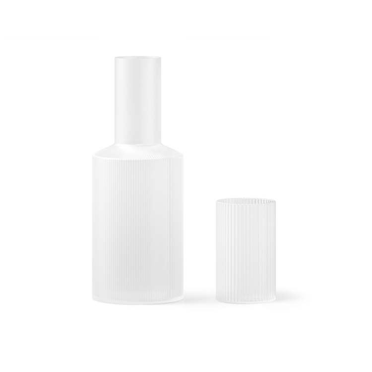 Ripple Frosted Carafe