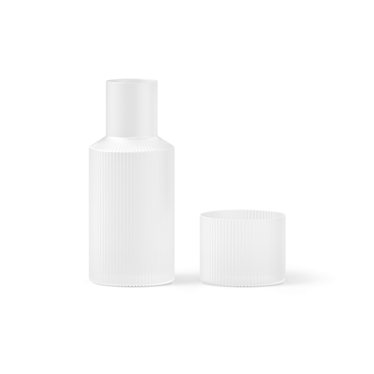 Ripple Frosted Small Carafe Set