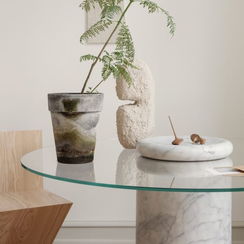 Castore Round Marble Dining Table - Gessato Design Store