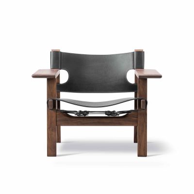 Spanish Chair - Black, Walnut oiled - Gessato Design Store
