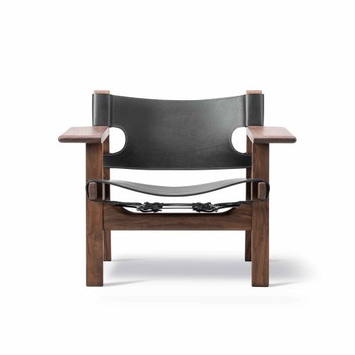 Spanish Chair - Black, Walnut oiled - Gessato Design Store