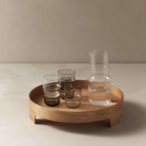 Bridge Wooden Round Tray - Gessato Design Store