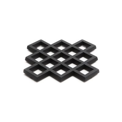 Cast Iron Trivet - Lattice, 8" - Gessato Design Store