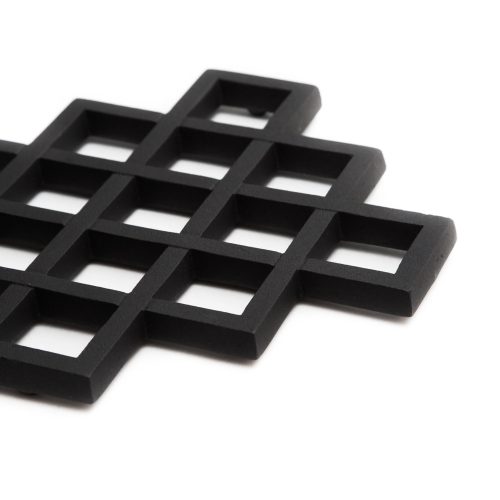 Cast Iron Trivet - Lattice, 8" - Gessato Design Store