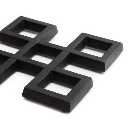 Cast Iron Trivet - Lattice II, 5" - Gessato Design Store