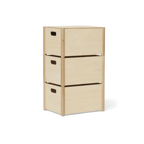 Pillar Stackable Wooden Storage Boxes - Gessato Design Store