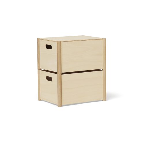 Pillar Stackable Wooden Storage Boxes - Gessato Design Store